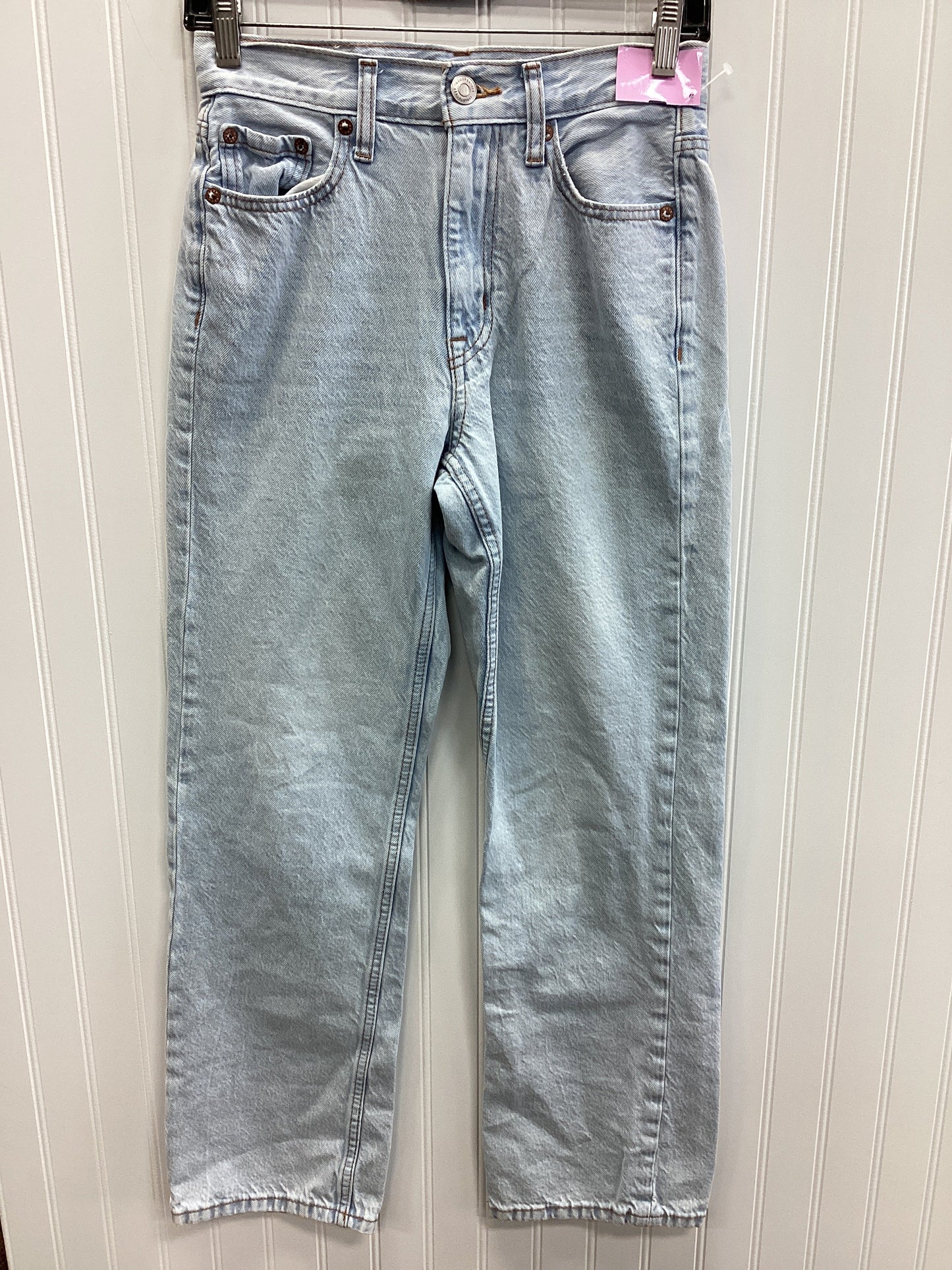 Jeans Wide Leg By Aeropostale In Blue Denim, Size:0P
