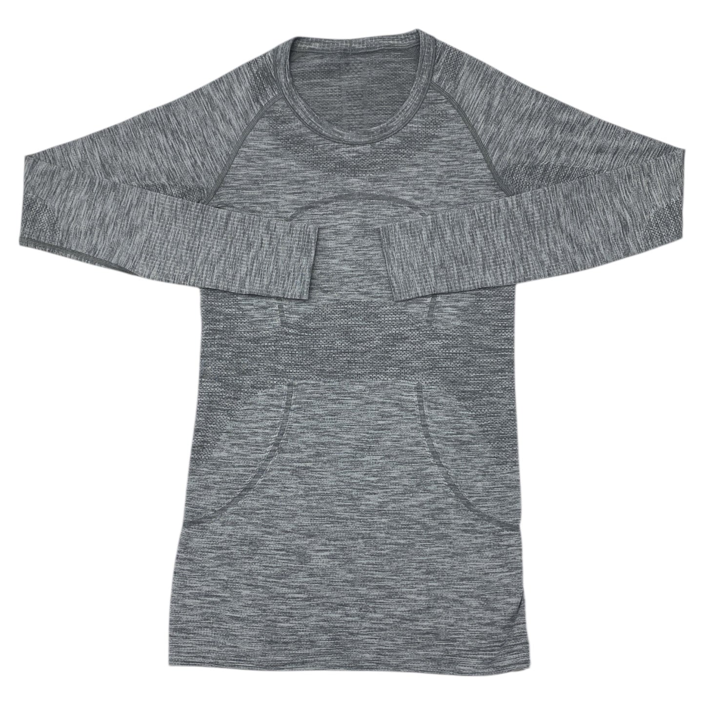 Athletic Top Ls Crewneck By Lululemon In Grey, Size:4