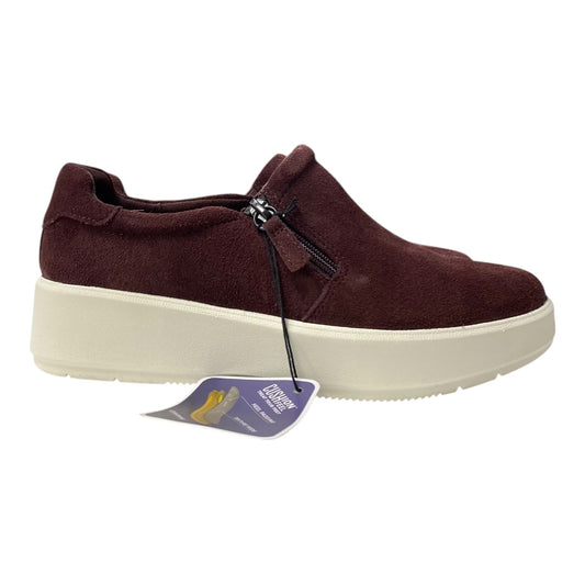 Shoes Flats By Clarks In Red, Size:7.5