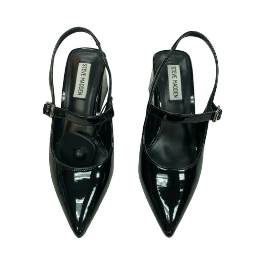 Shoes Heels Block By Steve Madden In Black, Size:5.5