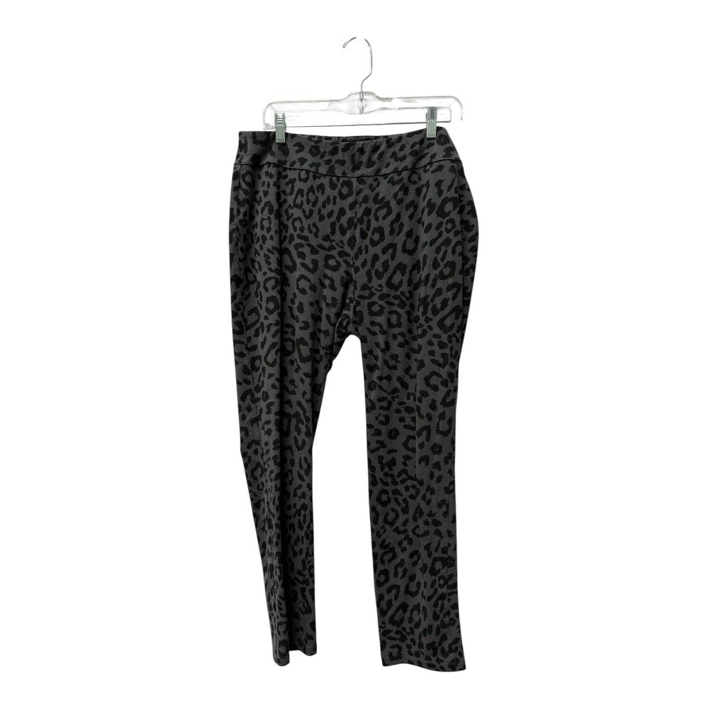 Pants Leggings By Susan Graver In Grey, Size:8