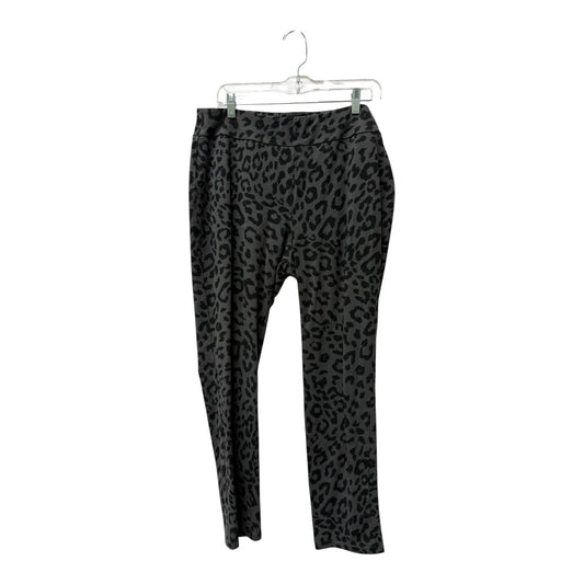 Pants Leggings By Susan Graver In Grey, Size:8