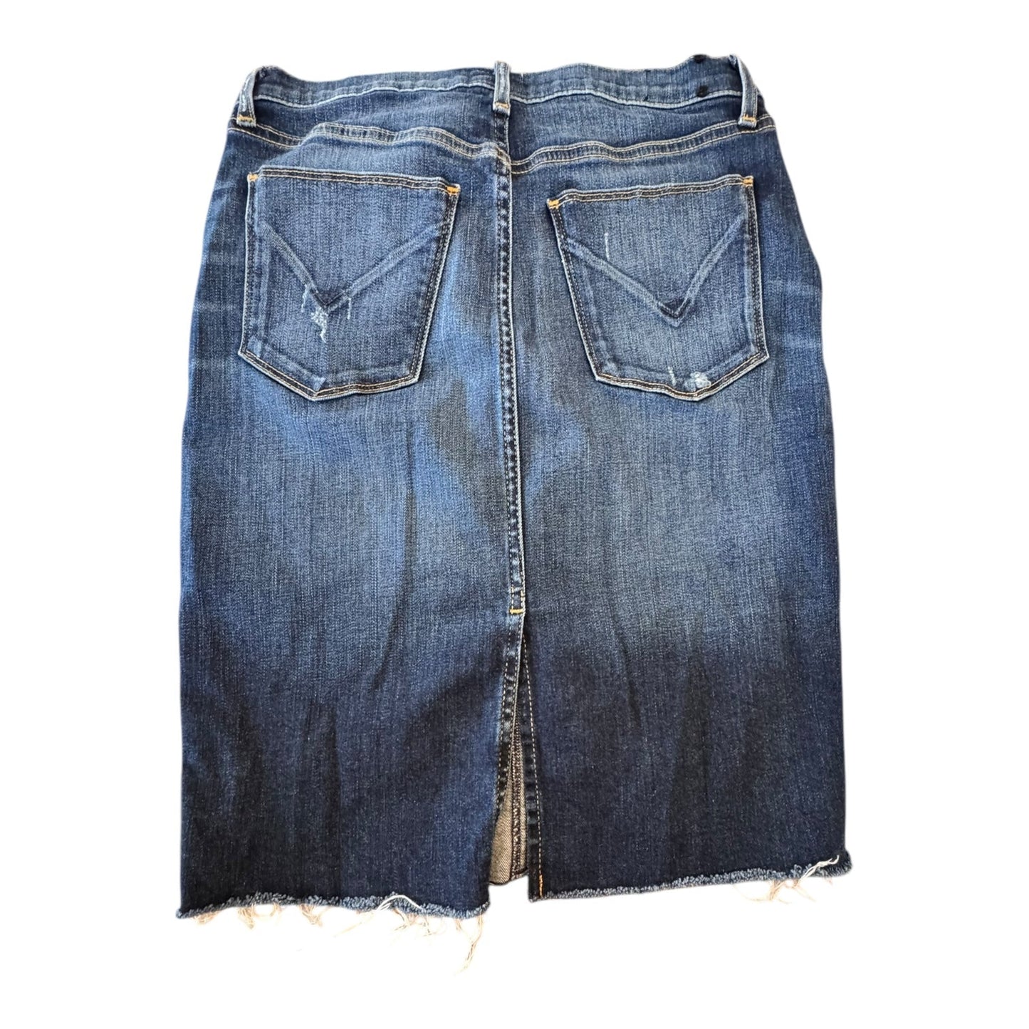 Skirt Midi By Hudson In Blue Denim, Size:4