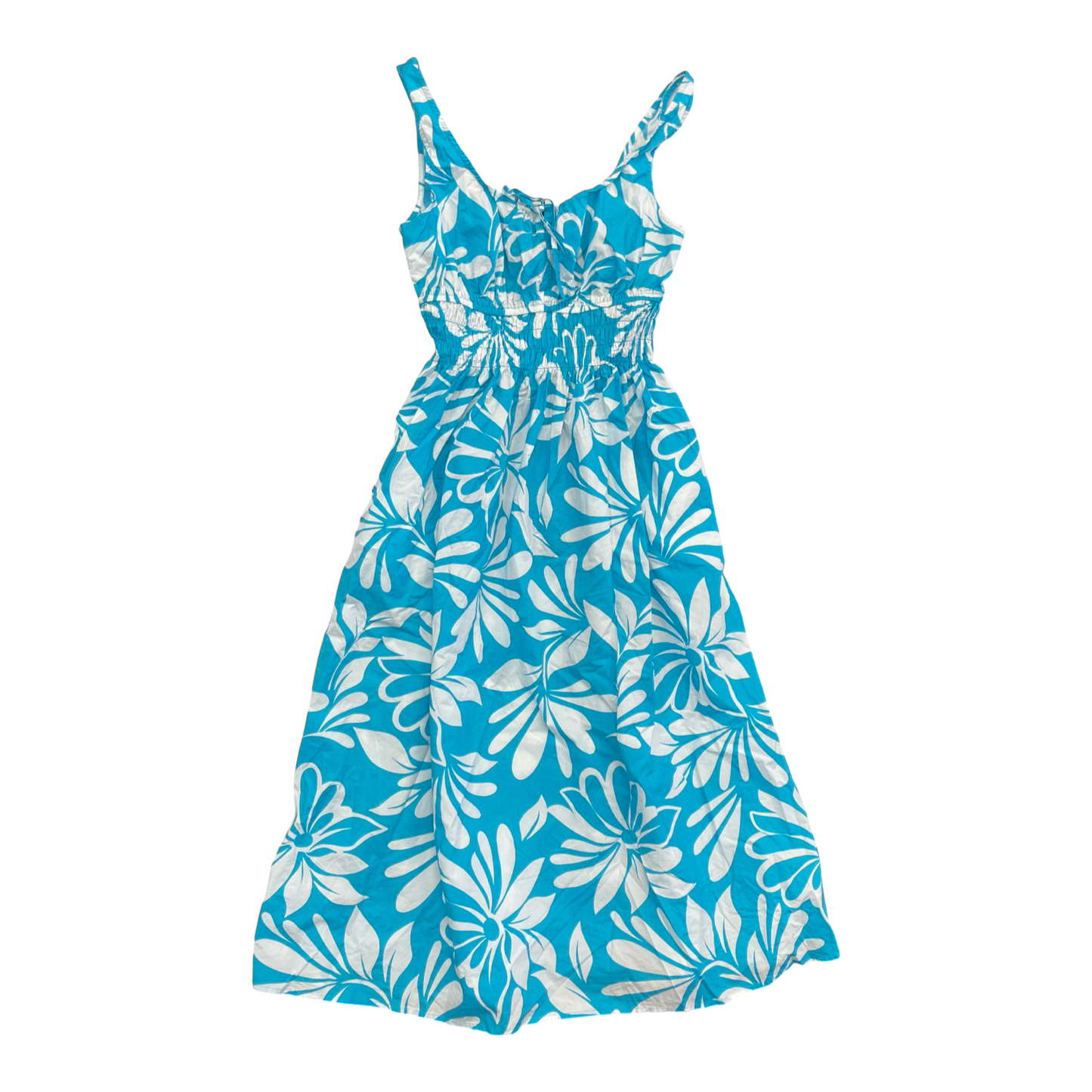Dress Casual Maxi By Gap In Blue & White, Size:M