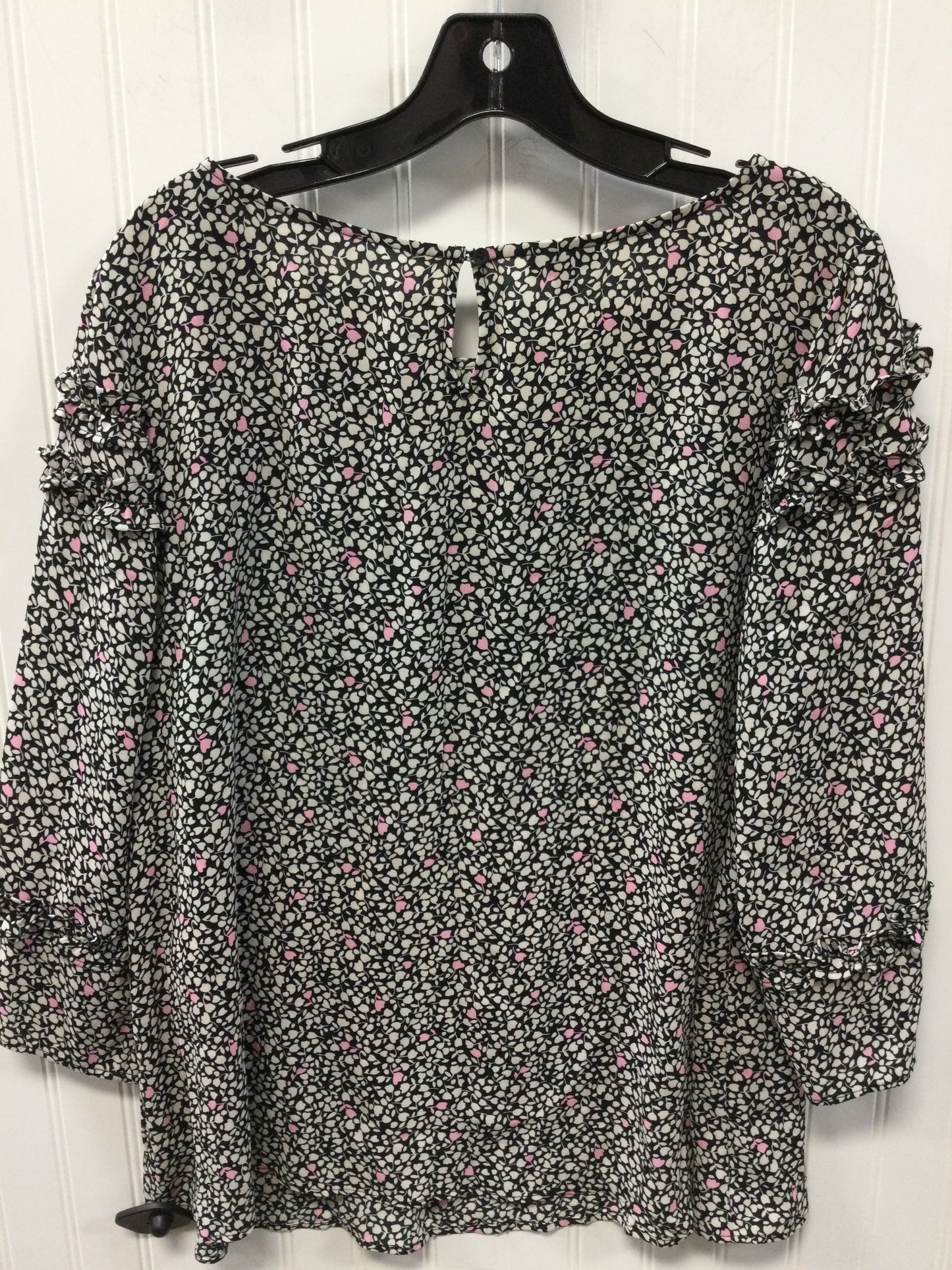 Top Ls By Talbots In Black & Cream, Size:Xlp