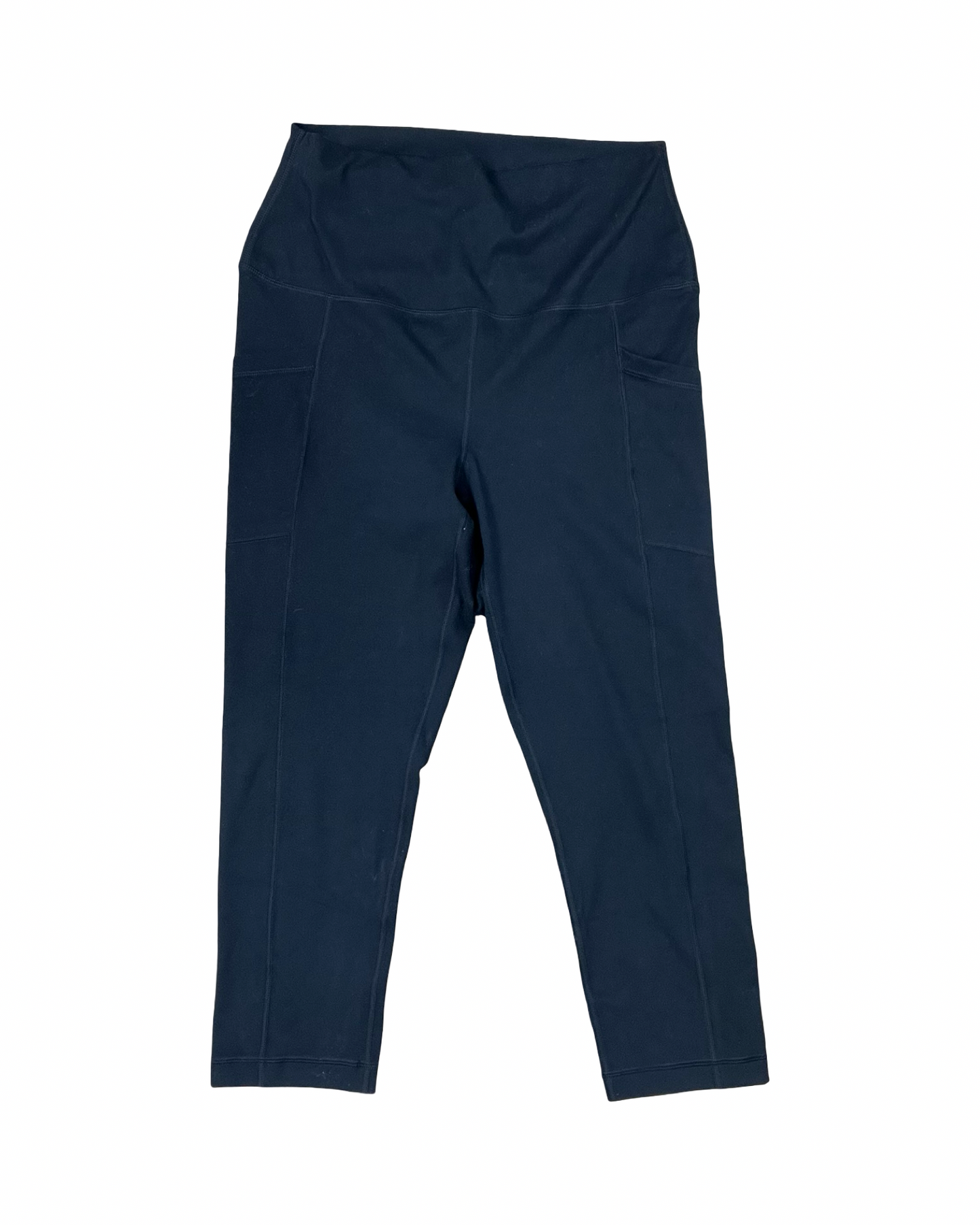 Athletic Capris By Yogalicious In Black, Size:Xl