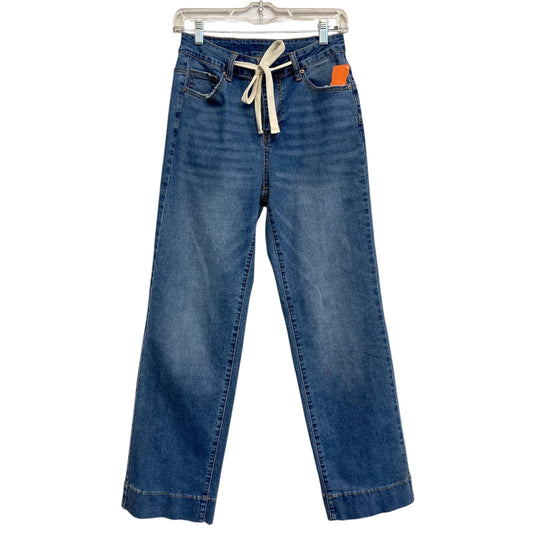 Jeans Boot Cut By Sidefeel In Blue Denim, Size:0