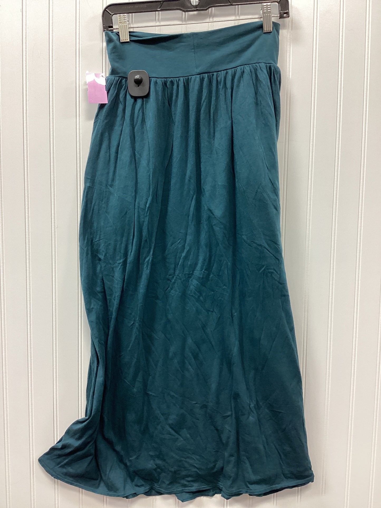 Skirt Maxi By Garnet Hill In Teal, Size:Sp
