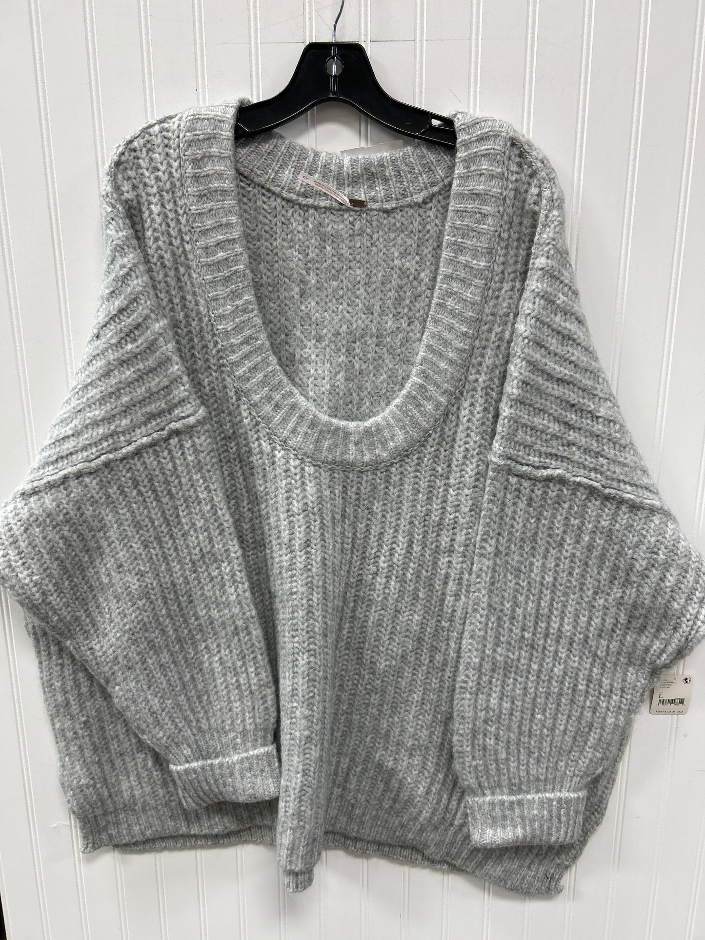 Sweater By Free People In Grey, Size:L