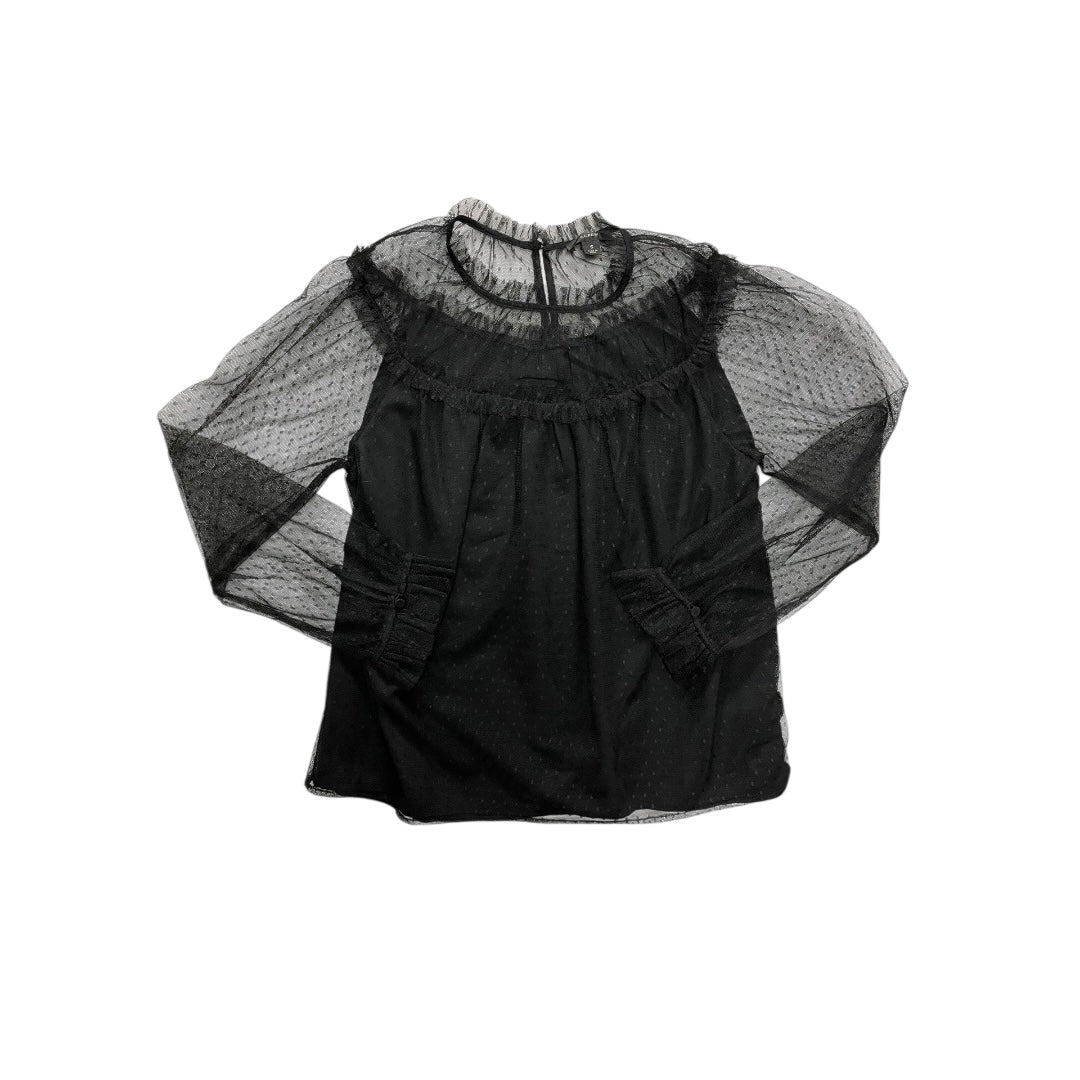 Top Ls By J. Crew In Black, Size:S