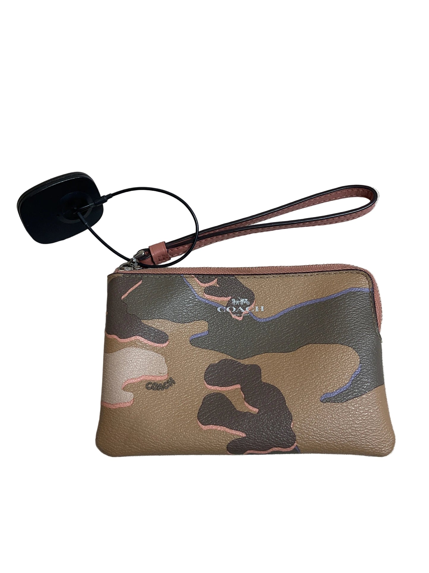 Wristlet Designer By Coach In Camouflage Print, Size:Small