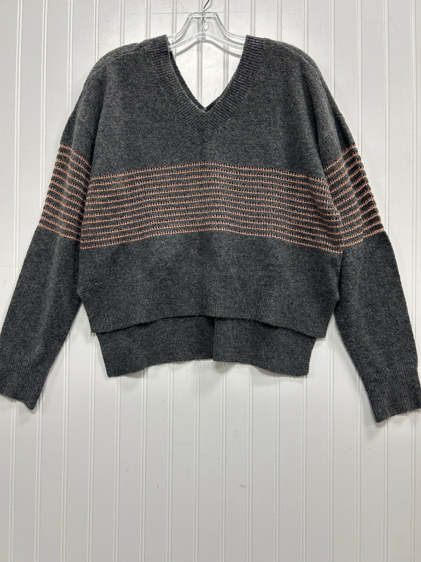 Sweater By Democracy In Grey, Size:L