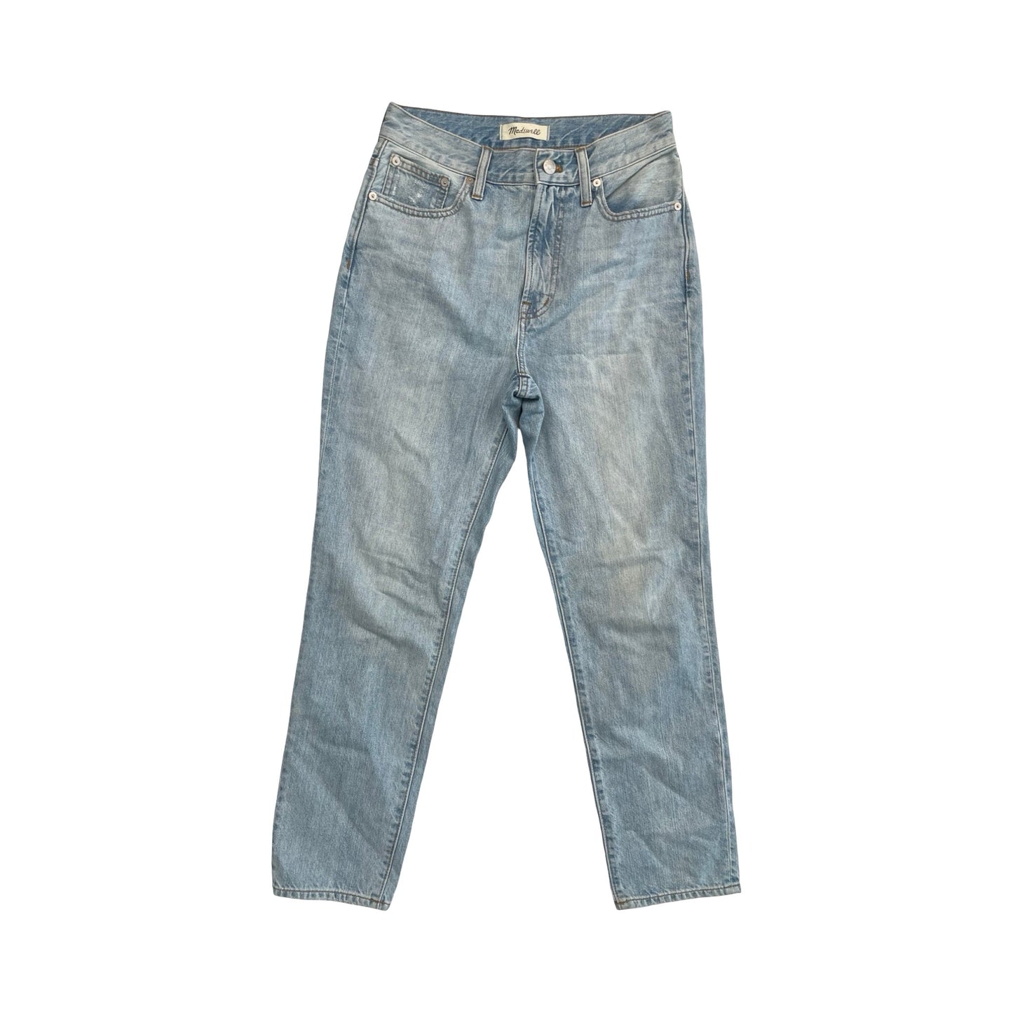 Jeans Straight By Madewell In Blue Denim, Size:0