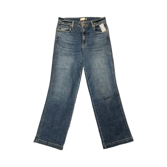Jeans Straight By Kut In Blue Denim, Size:6