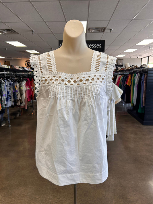 Top Sleeveless By Tuckernuck In White, Size:S