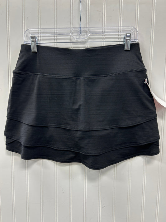 Athletic Skort By Athleta In Black, Size:S