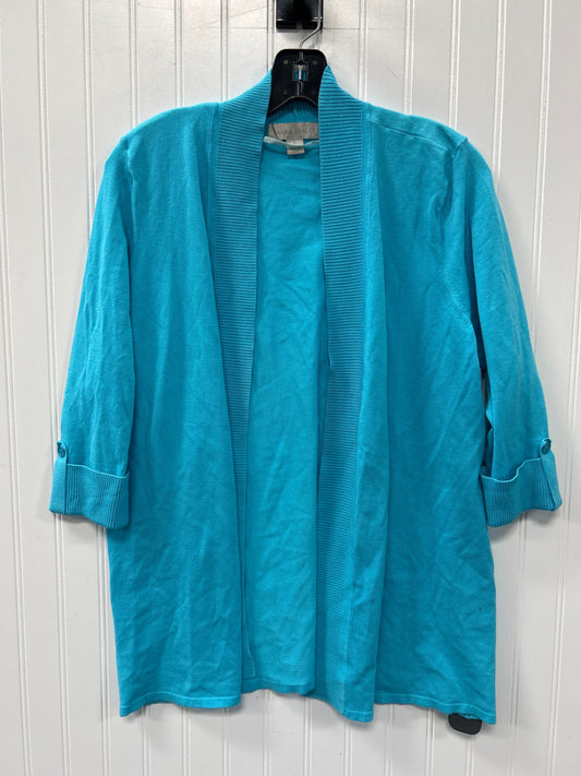 Cardigan By Laura Ashley In Blue, Size:L