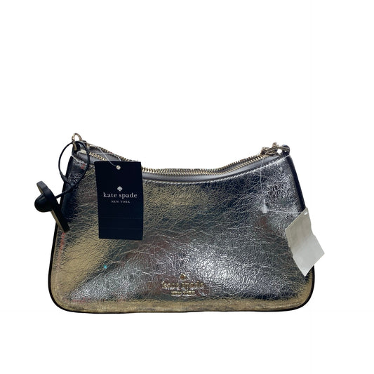 Handbag Designer By Kate Spade In Silver, Size:Medium