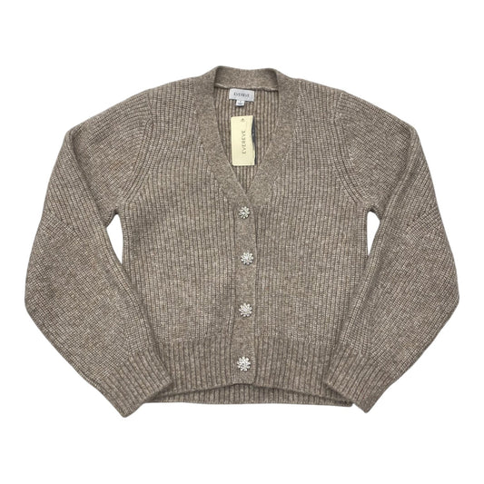 Sweater Cardigan By Evereve In Brown, Size:S