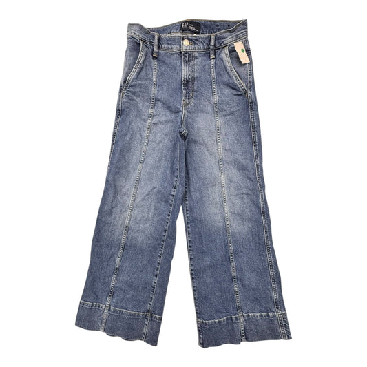 Jeans Cropped By Gap In Blue, Size:4