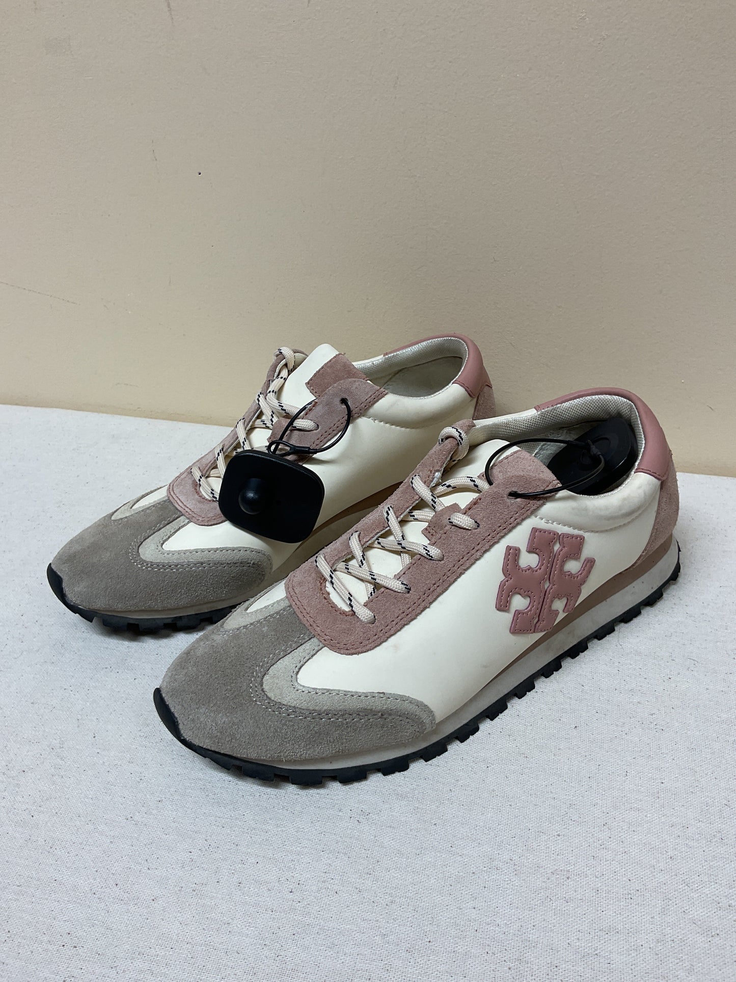 Shoes Designer By Tory Burch In Pink & Tan, Size:8.5