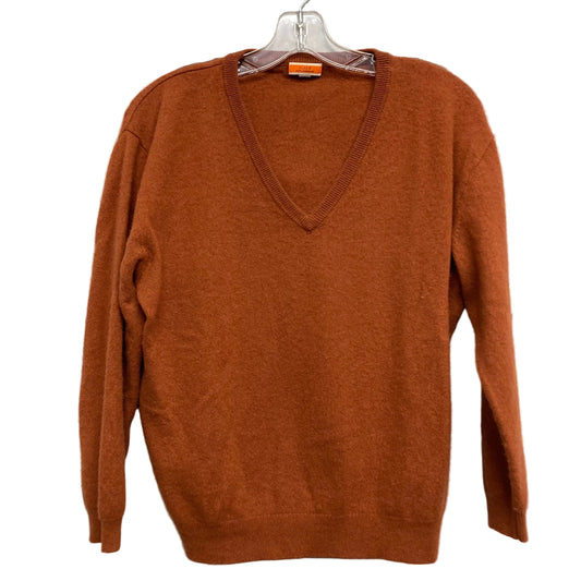 Sweater Cashmere By J. Crew In Orange, Size:S