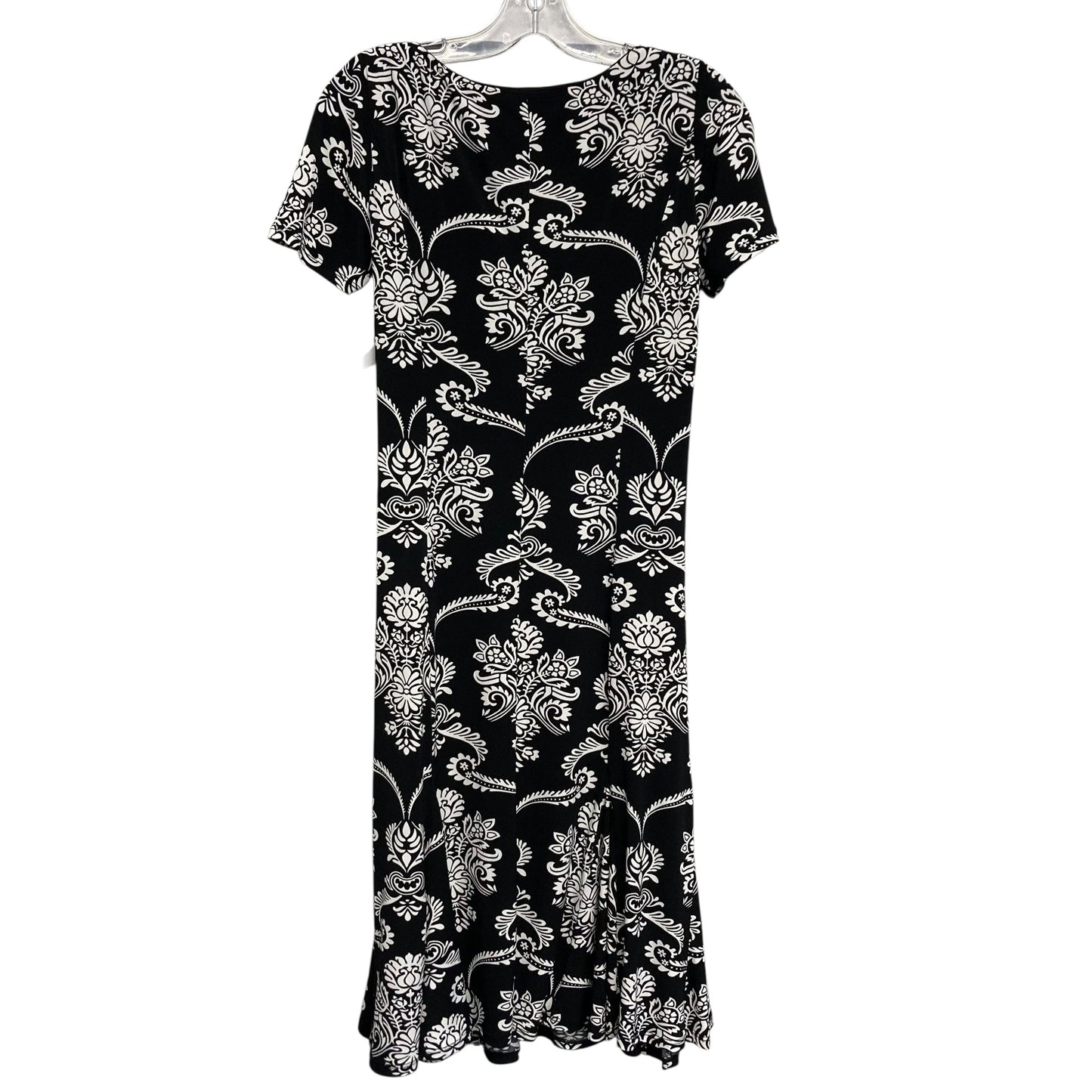 Dress Work By Julian Taylor In Black & White, Size:Sp