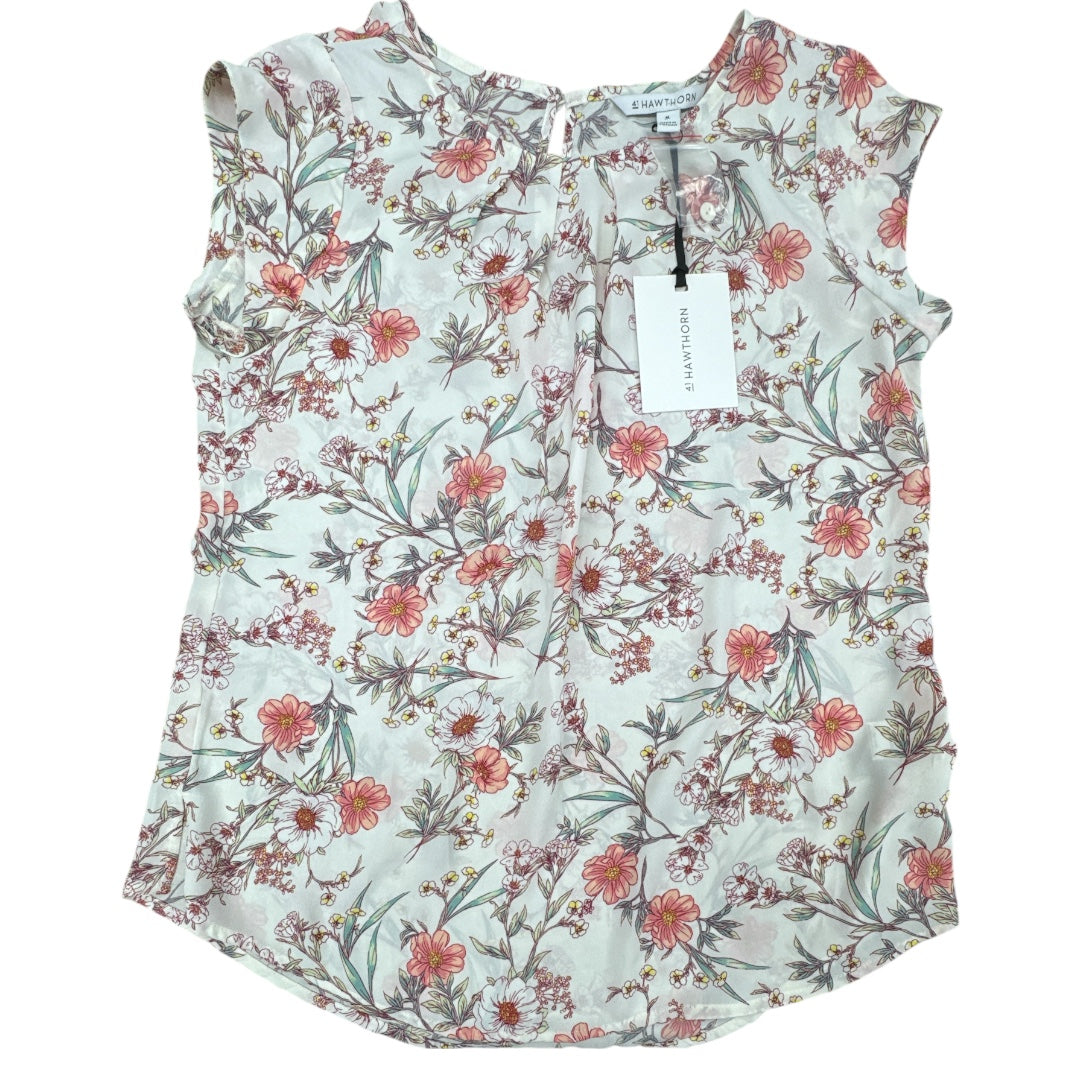 Top Sleeveless By 41 Hawthorn In Floral Print, Size:M