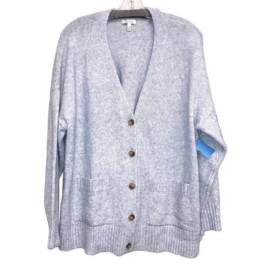 Sweater Cardigan By Ella Moss In Blue, Size:Xl