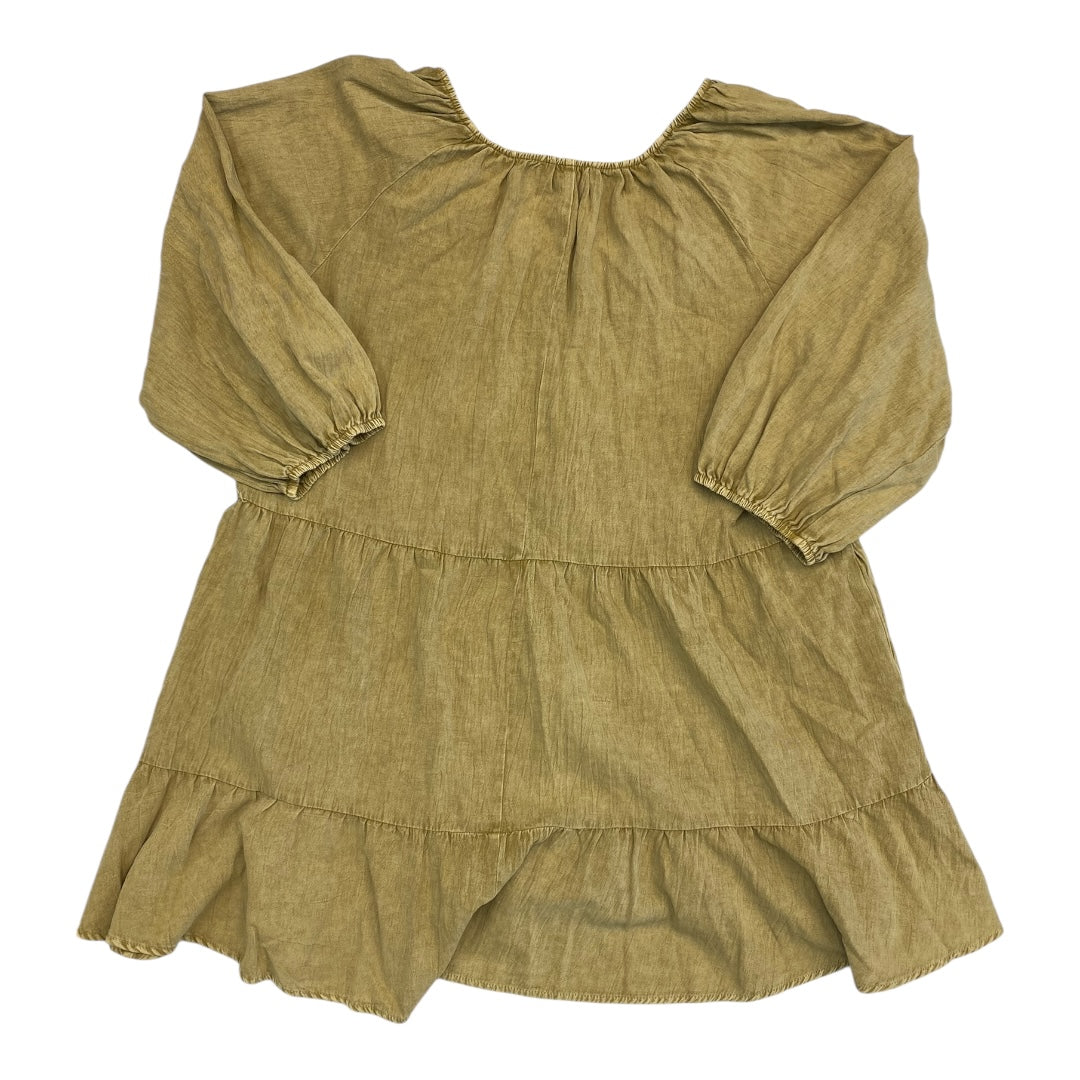 Tunic Ls By Mustard Seed In Yellow, Size:L