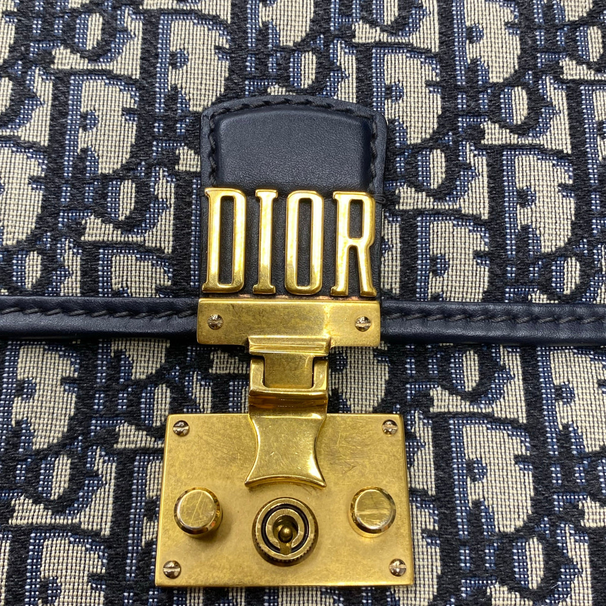 Handbag Luxury Designer By Dior In Blue, Size:Small