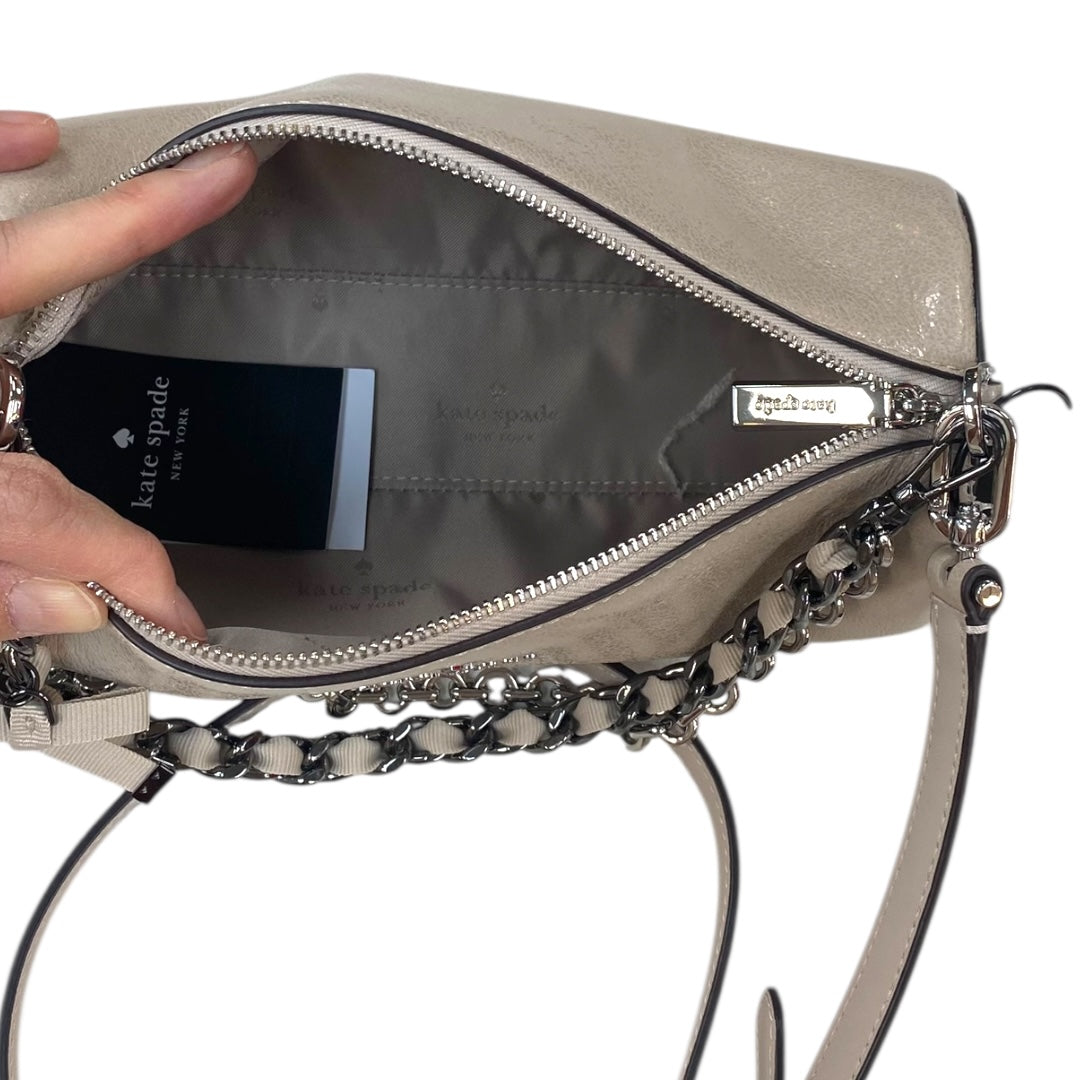 Handbag Designer By Kate Spade In Silver, Size:Small