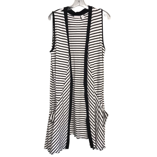 Vest Other By Chicos In Striped Pattern, Size:Xl