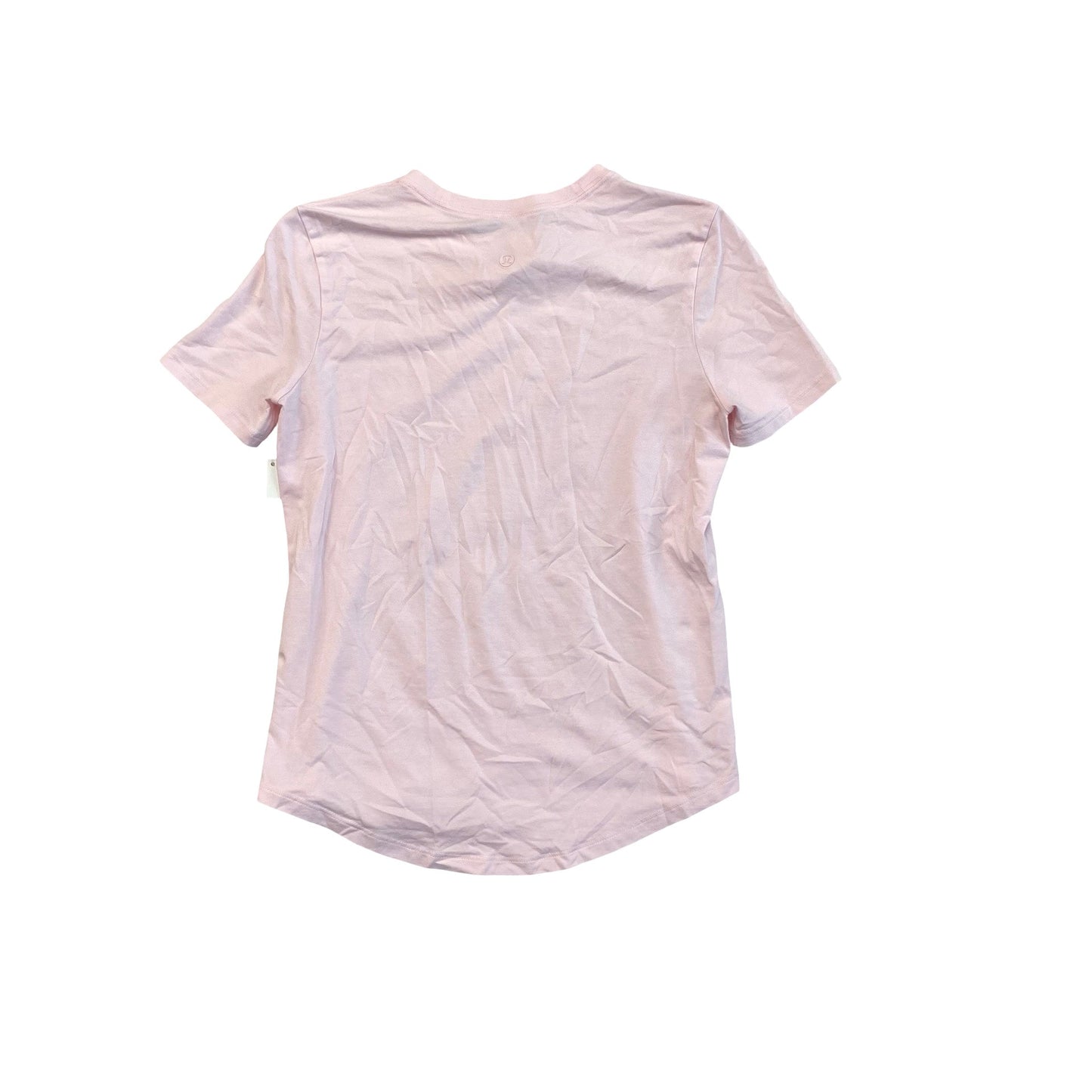 Athletic Top Ss By Lululemon In Pink, Size:2