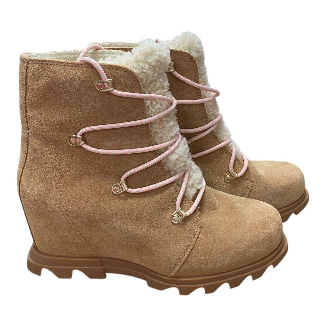 Boots Designer By Sorel In Brown & Cream, Size:10