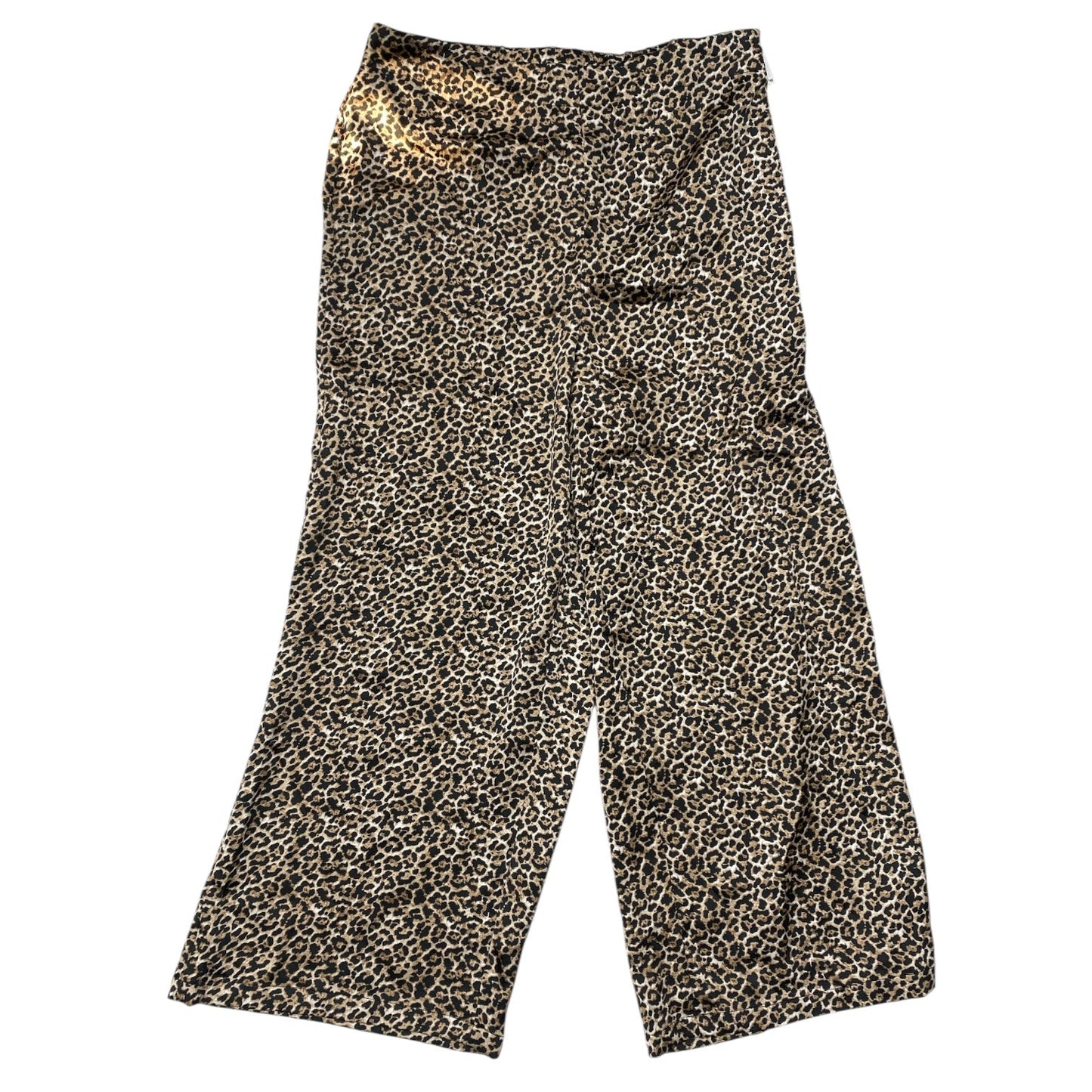 Pants Cropped By Nicole By Nicole Miller In Animal Print, Size:M