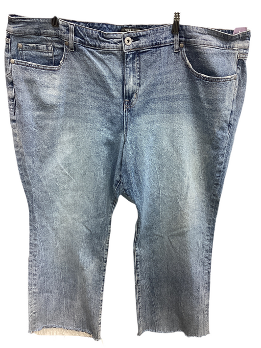 Jeans Boot Cut By Torrid In Blue Denim, Size:26