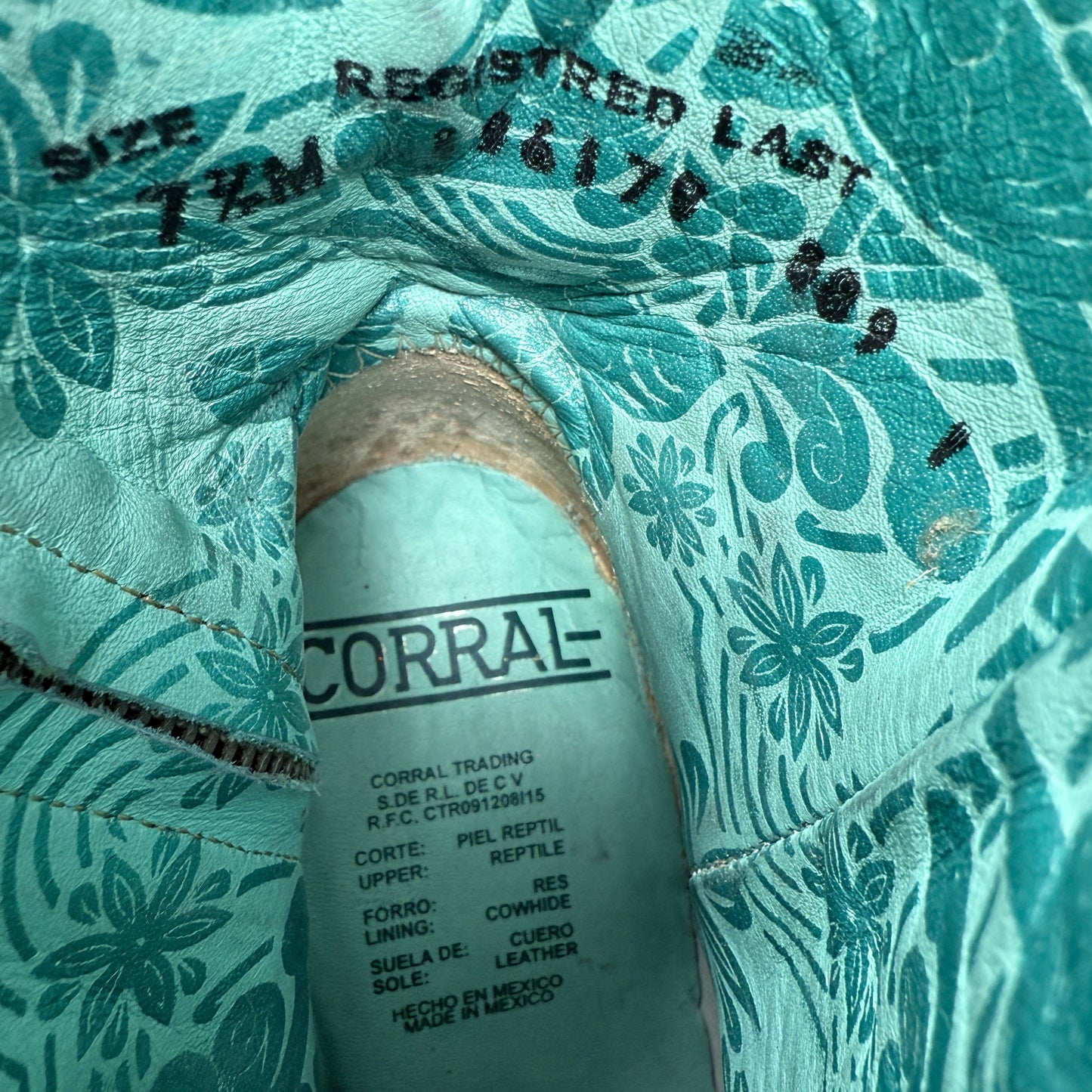 Python Western Short Boots By Corral In Red, Size: 7.5