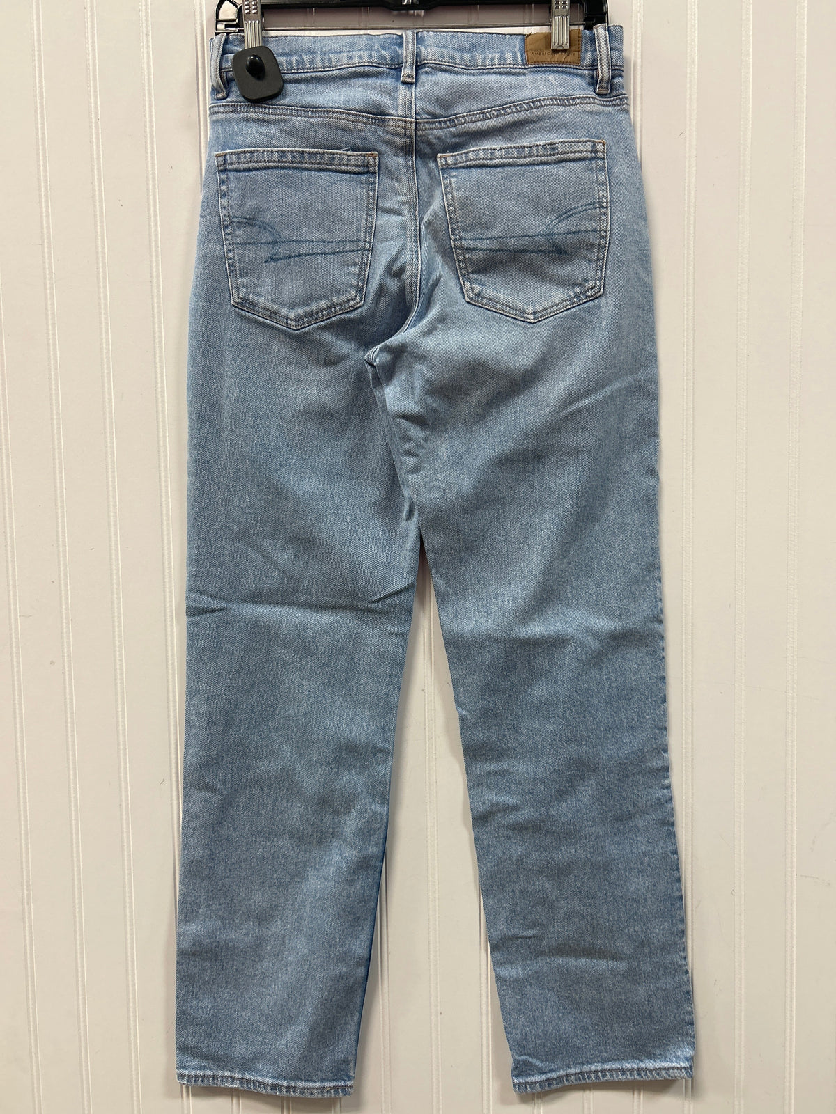 Jeans Straight By American Eagle In Blue, Size:4
