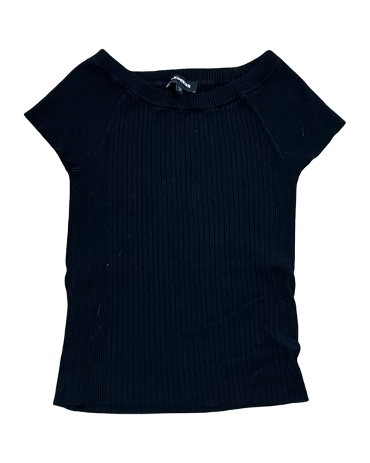 Top Ss By Express In Black, Size:M