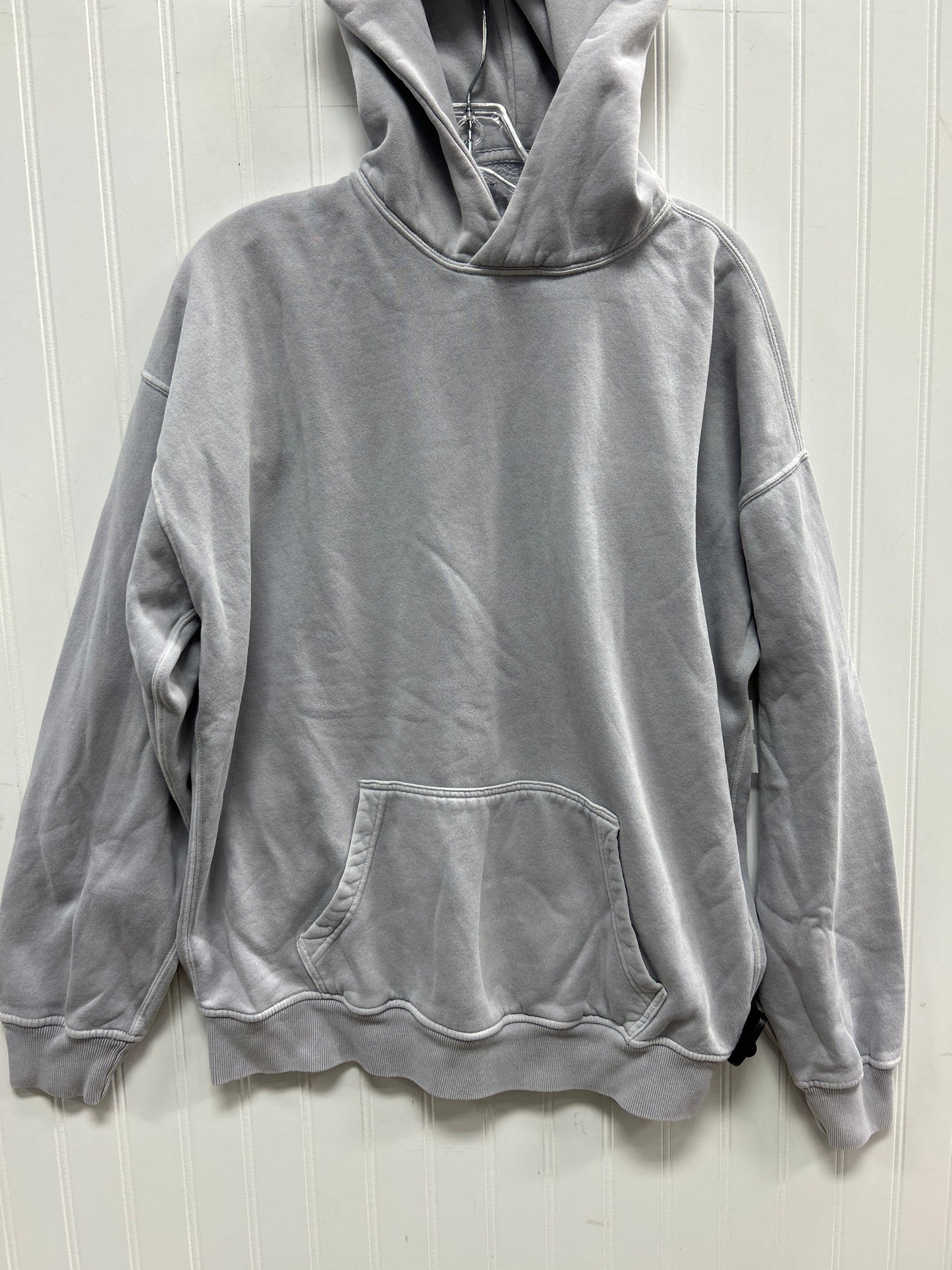 Sweatshirt Hoodie By Abercrombie And Fitch In Grey, Size:M