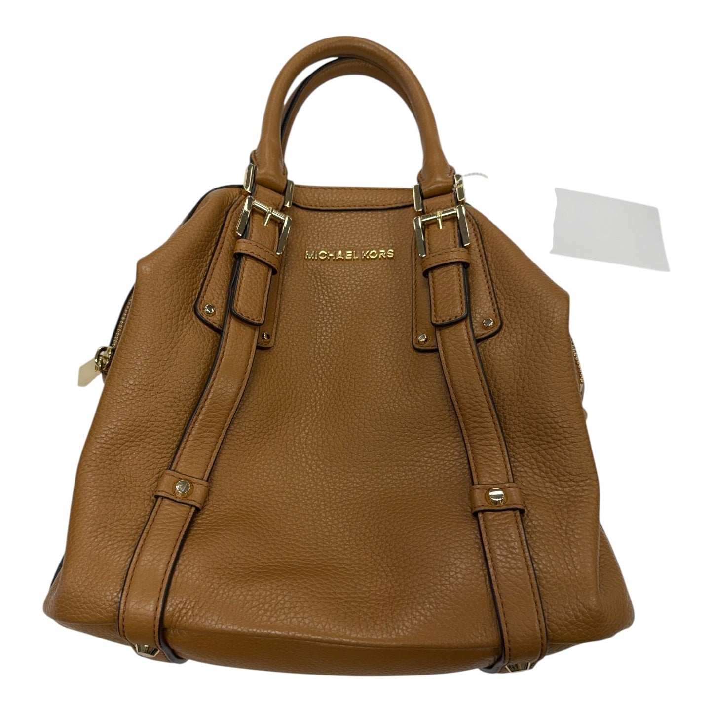 Handbag Designer By Michael Kors In Brown, Size:Medium