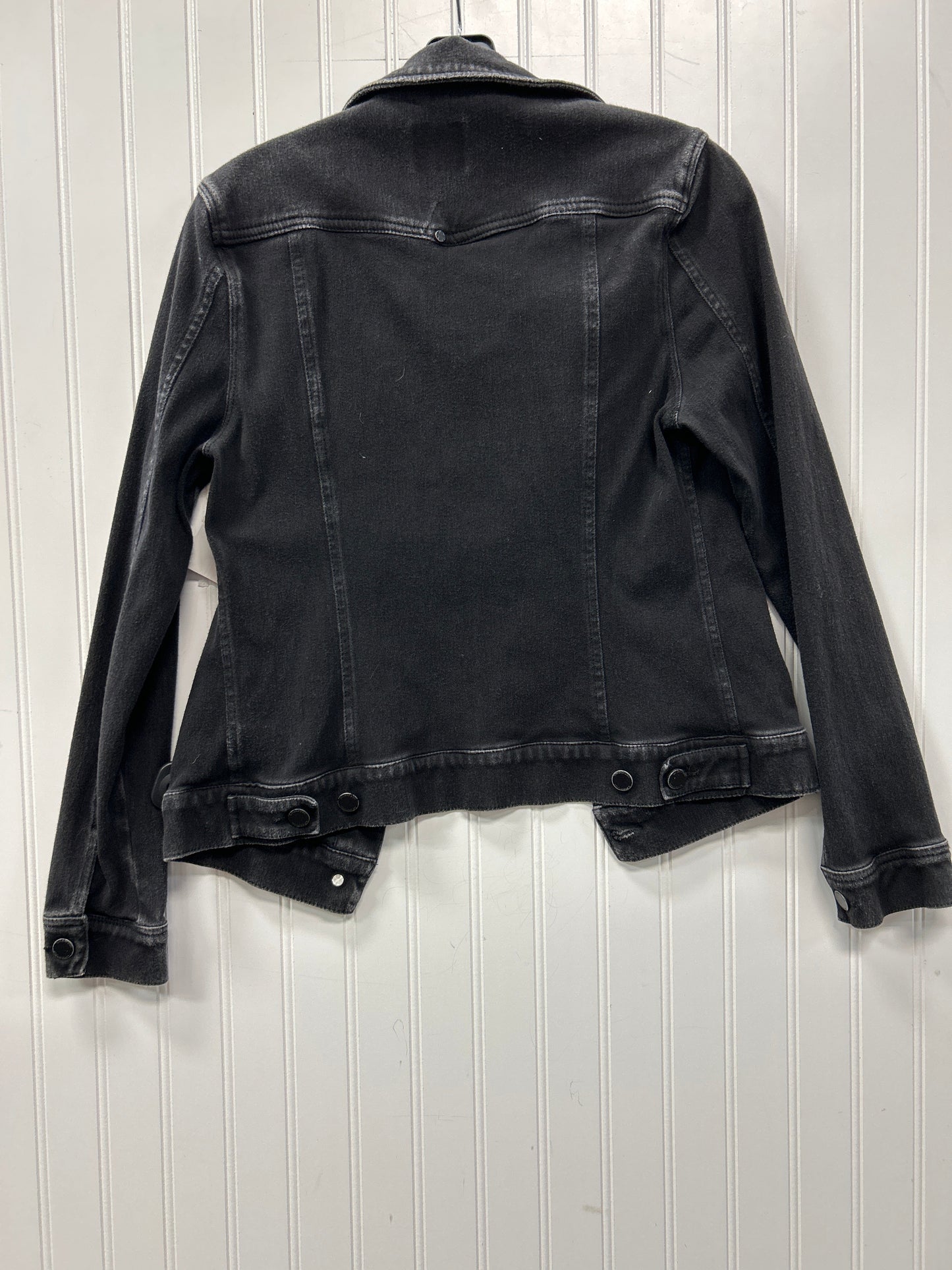 Jacket Denim By Liverpool In Black Denim, Size:M