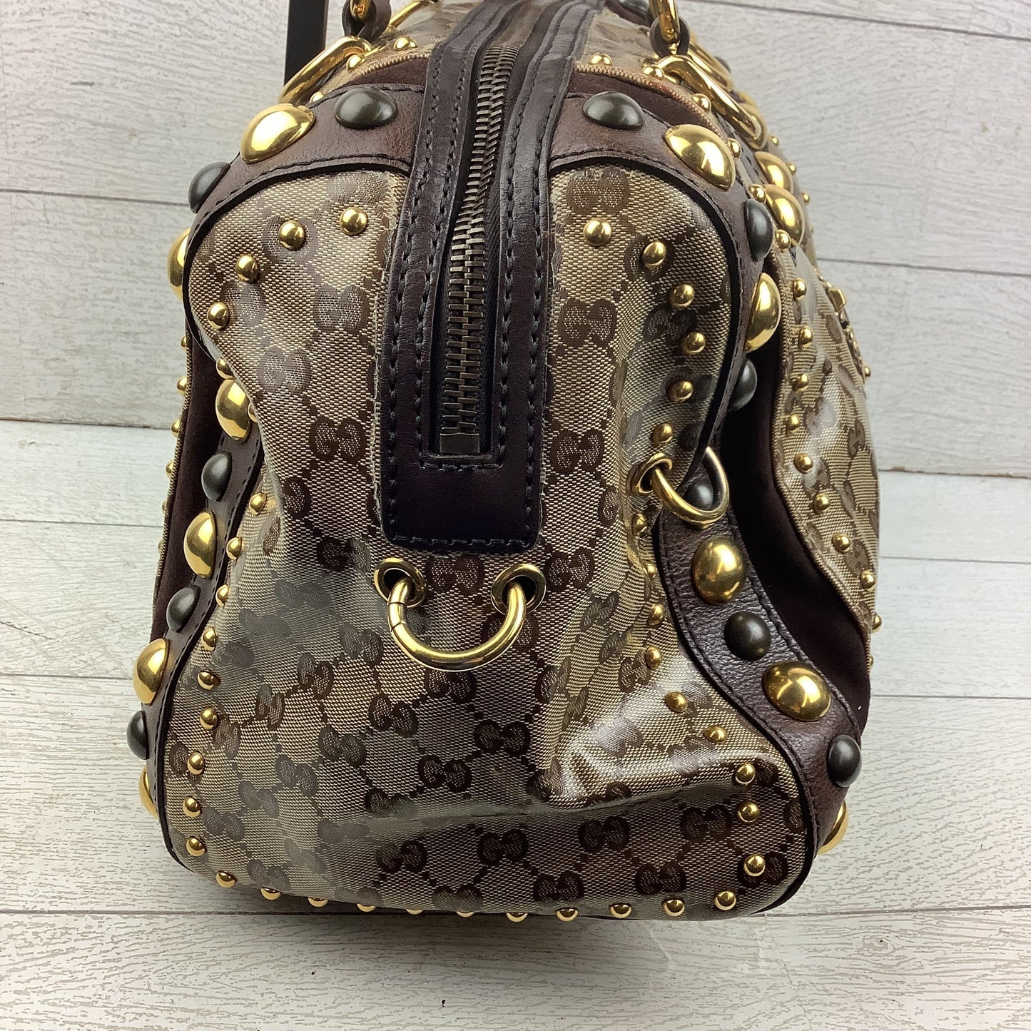 Handbag Luxury Designer By Gucci, Size: Large