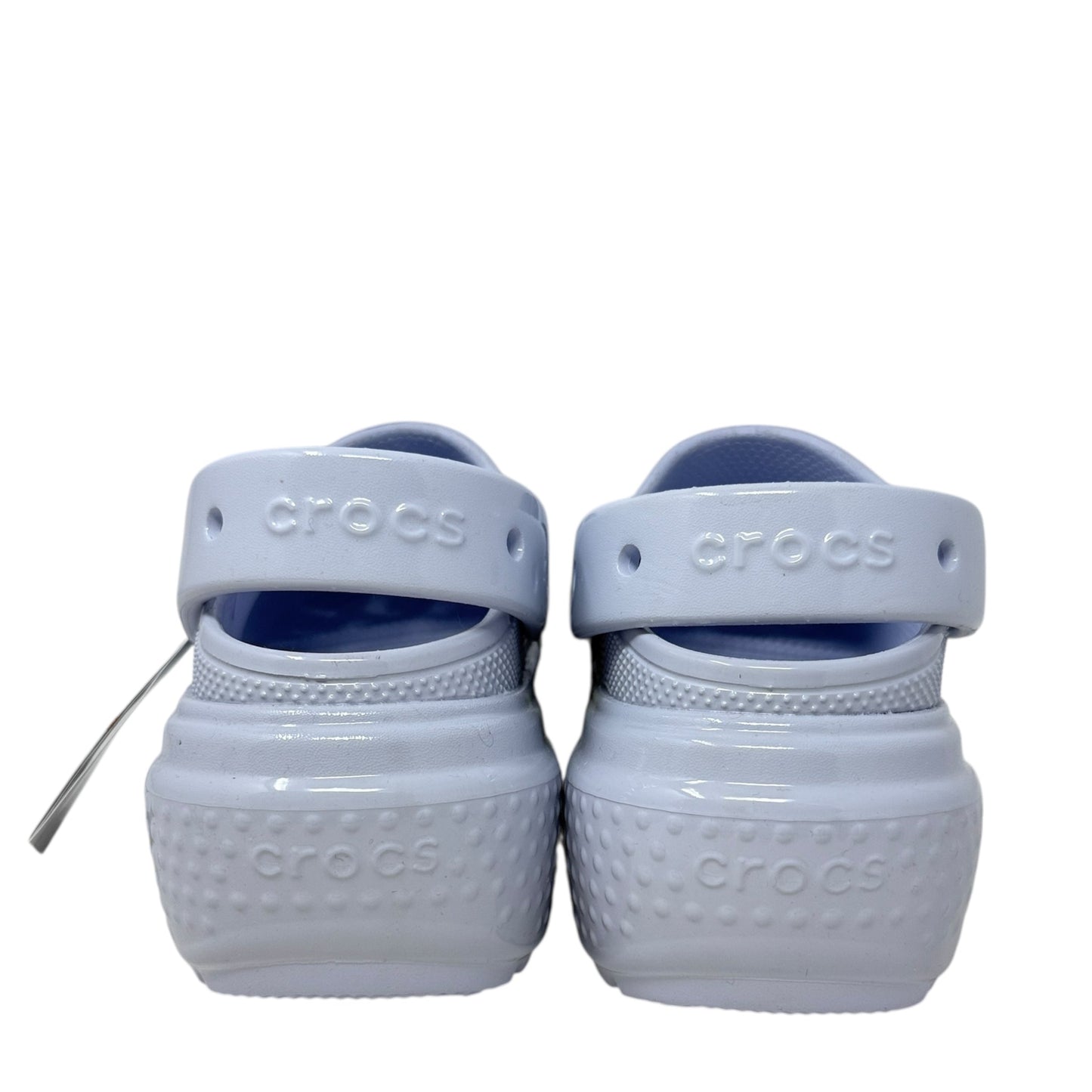 Stomp High Shine Platform Clogs By Crocs In Blue, Size: 9