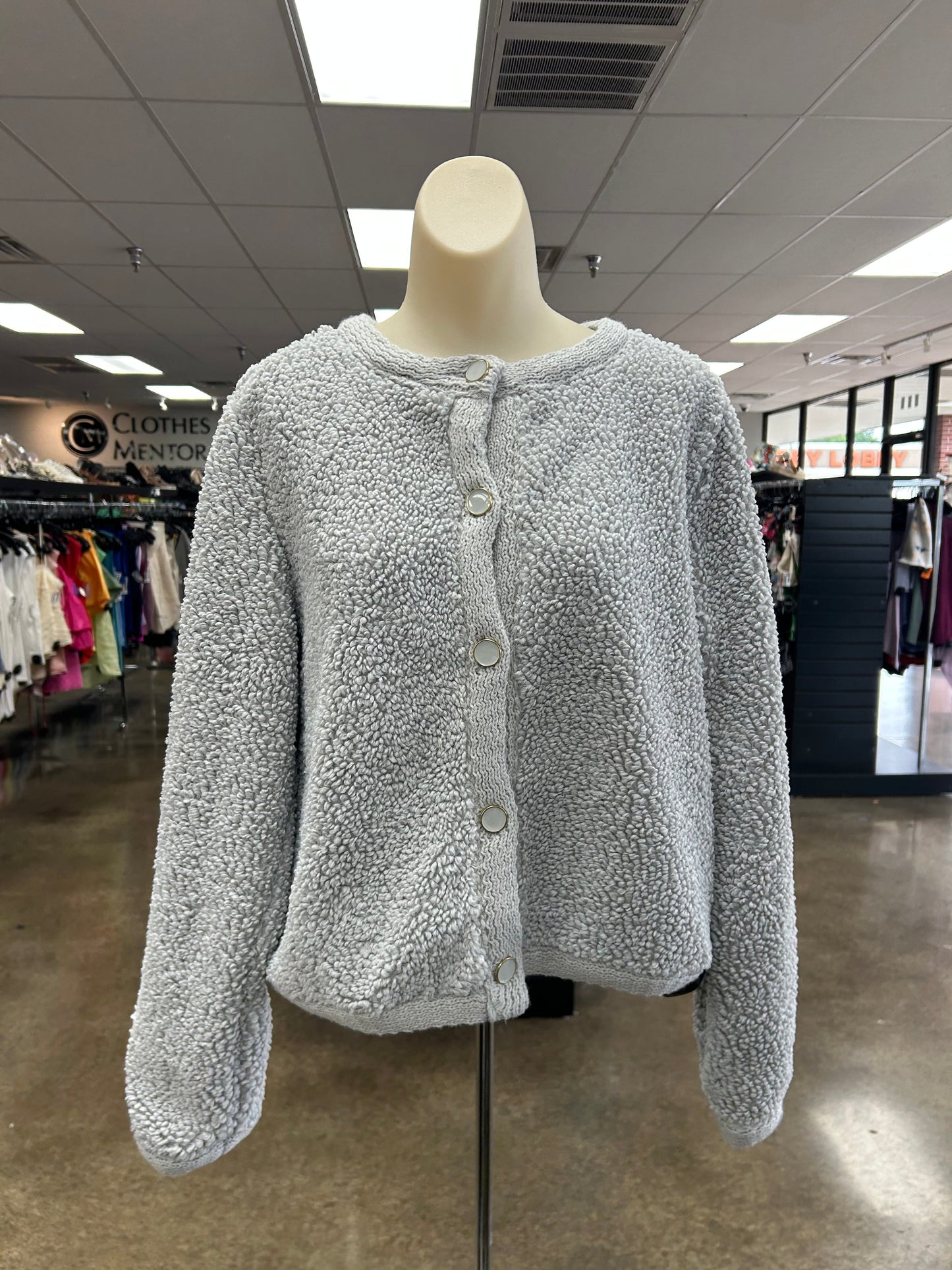 Jacket Faux Fur & Sherpa By Sanctuary In Grey, Size:L