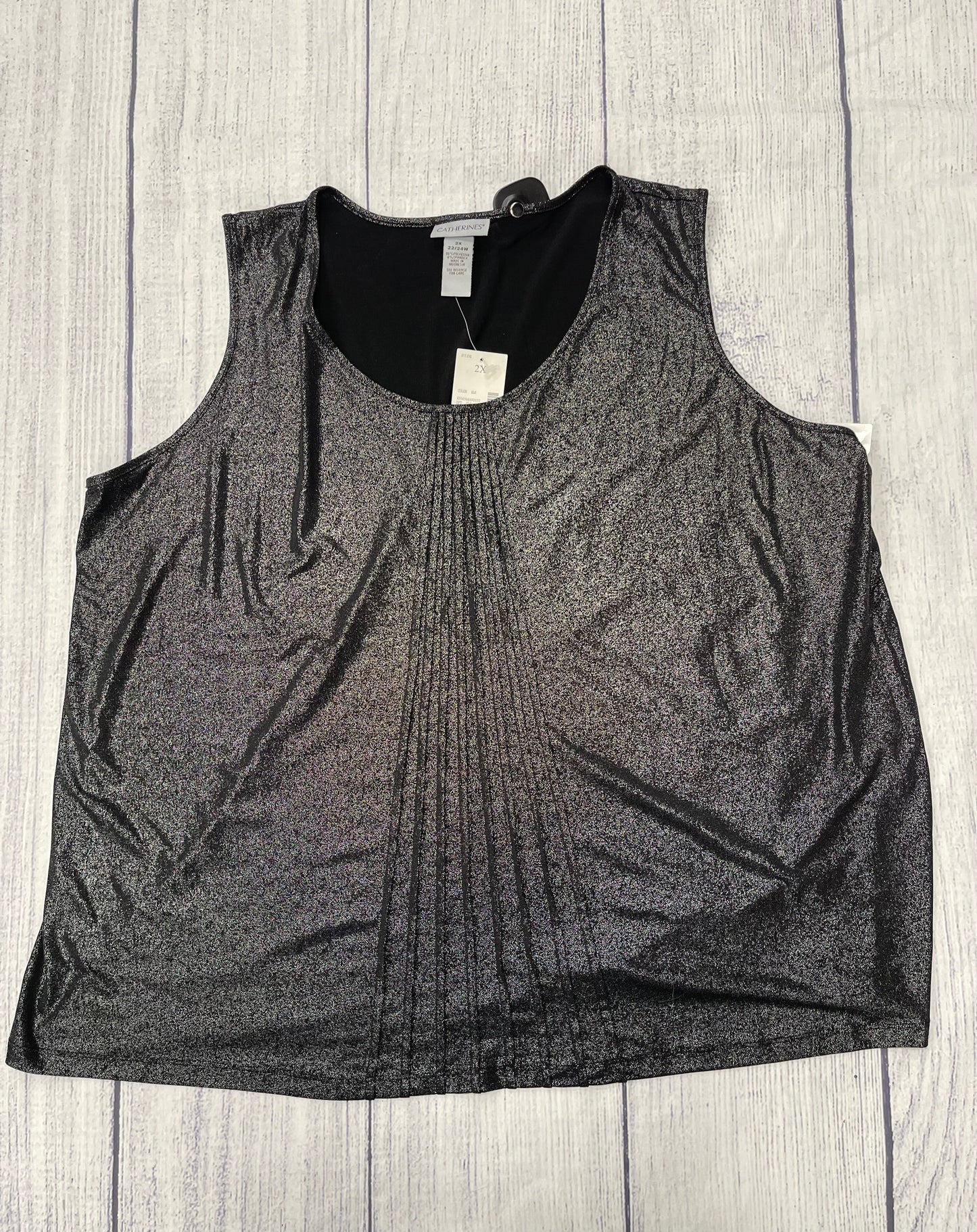 Tank Top By Catherines In Black, Size: 2x