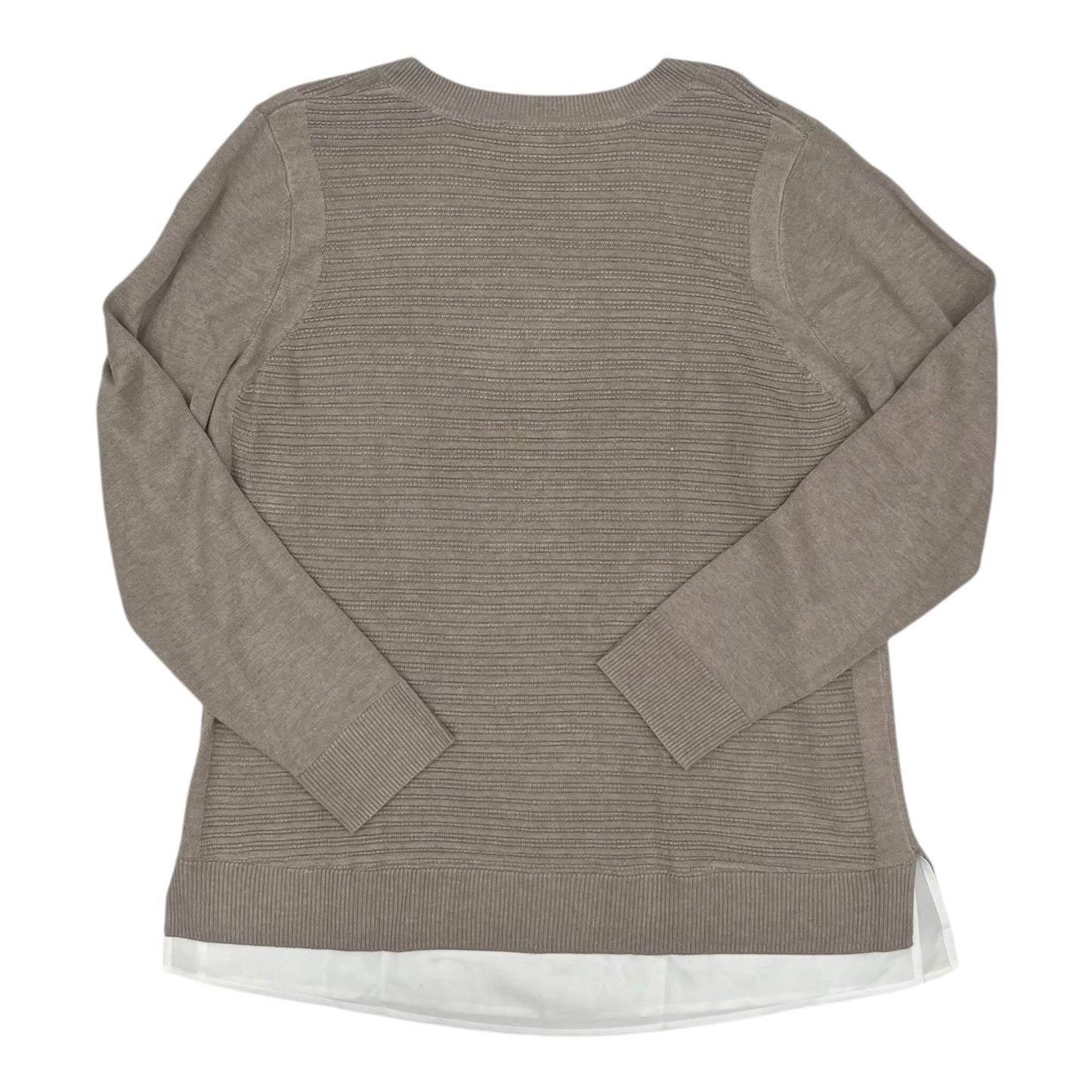 Sweater By Hilary Radley In Tan, Size:Xl