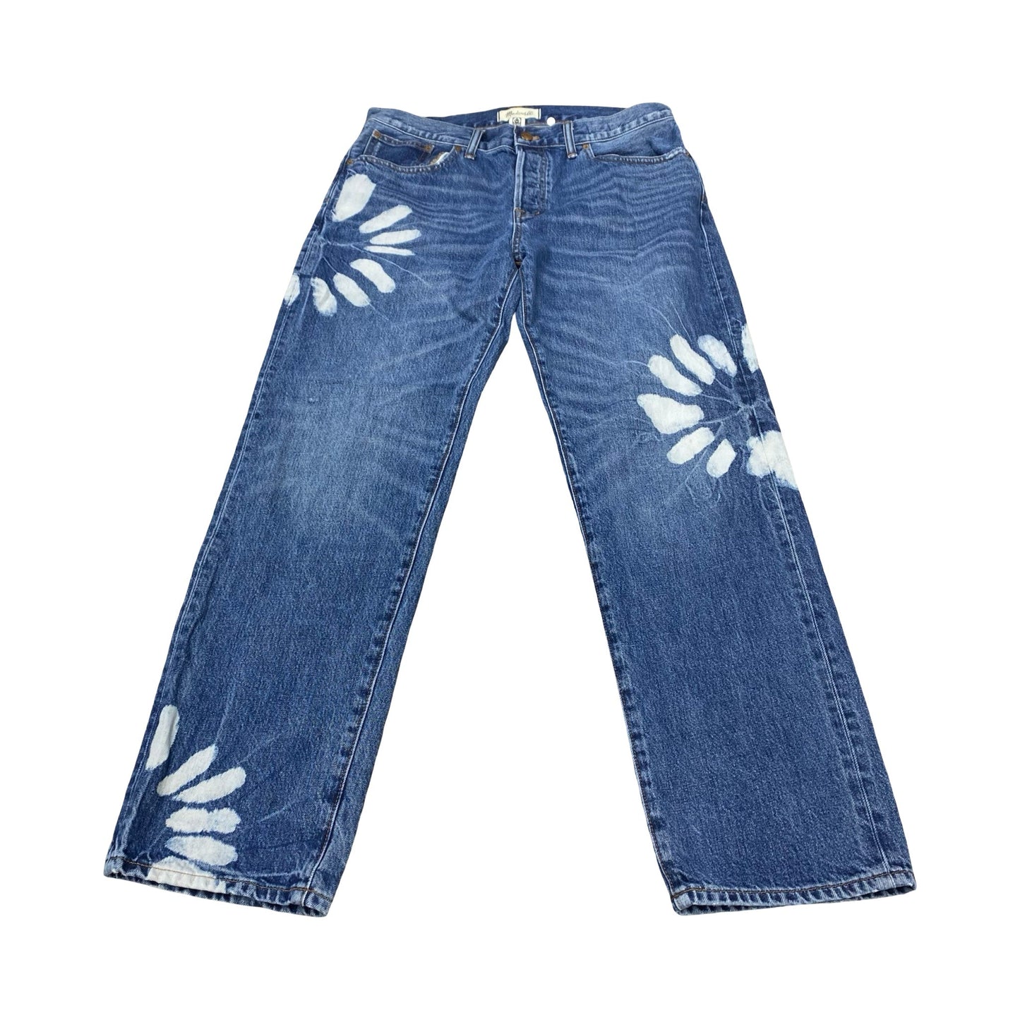 Jeans Straight By Madewell In Blue Denim, Size:8