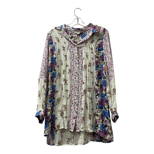 Top Ls By Jane And Delancey In Purple, Size:L
